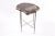2020s Living Edge Petrified Wood Top W Iron Stand Accent Table or Side Table 49 For Sale - Image 5 of 5