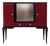 Art Deco High-Gloss Secretaire or Vanity Cabinet, Germany, 1930s For Sale