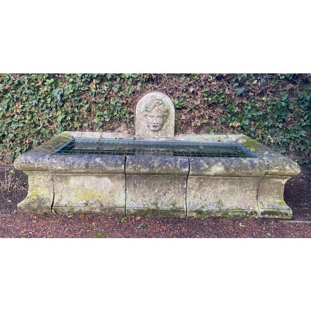 Antique Stone Fountain and Outdoor Basin, 1800s For Sale - Image 6 of 9