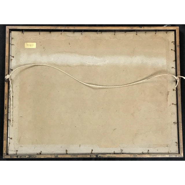 Late 19th Century Early Framed British Watercolor Stagecoach Scene Painting, Signed For Sale - Image 4 of 5