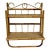 Vintage Bamboo and Wicker Wall Shelf With Towel Rack For Sale