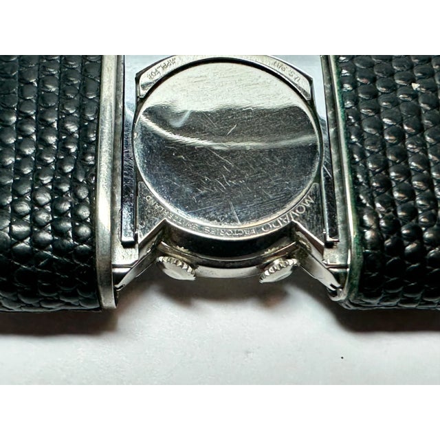 Metal Movado Ermeto Travel Alarm Clock For Sale - Image 7 of 12