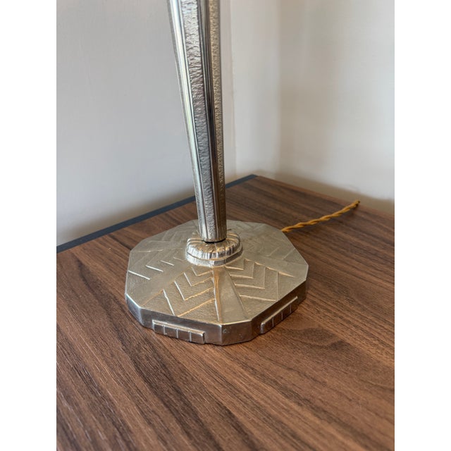 1930s French Art Deco Table Lamp For Sale In Miami - Image 6 of 7