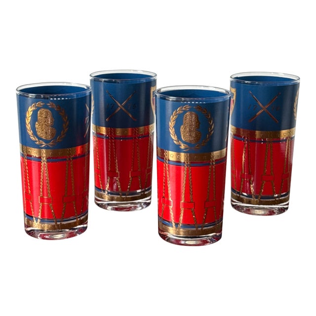 Vintage Bicentennial Highball Glasses — Set of 4 For Sale