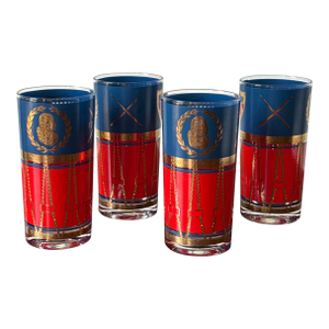 Vintage Bicentennial Highball Glasses — Set of 4