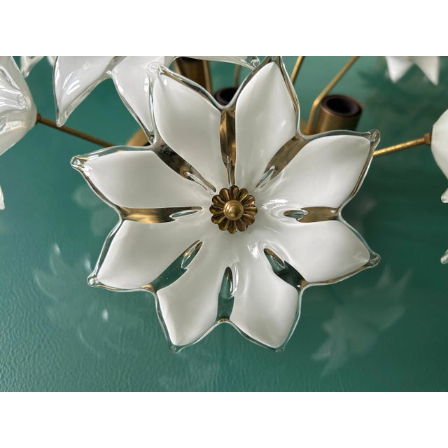 Loves Me Loves Me Not Murano Ceiling Light, 1970s For Sale - Image 4 of 10