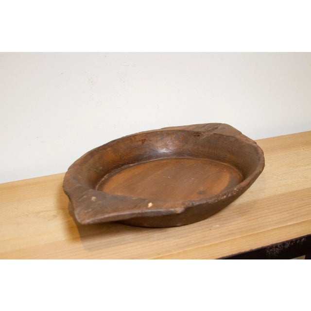 Wooden Indian Bread Bowl For Sale - Image 4 of 8