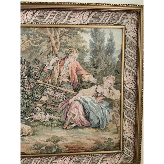 French Countryside Romance Tapestry For Sale - Image 4 of 4