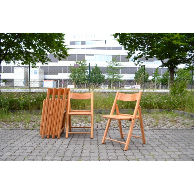 Vintage Danish Pine Folding Chair in the style of Rainer Daumiller, 1970s For Sale - Image 6 of 18