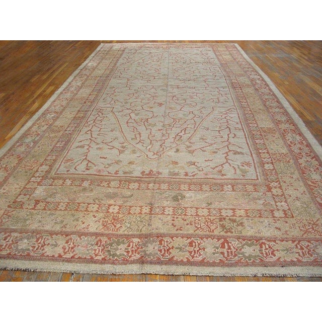 19th Century Oushak Ghiordes Carpet ( 8'6" x 17' - 260 x 518 )