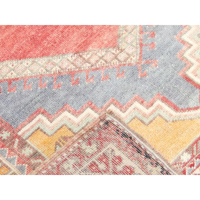 1960s Turkish Oushak Rug For Sale - Image 4 of 5