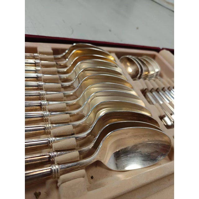 Vintage Silver Cutlery Set from Létang Rémy, 1970s, Set of 59 For Sale - Image 6 of 15