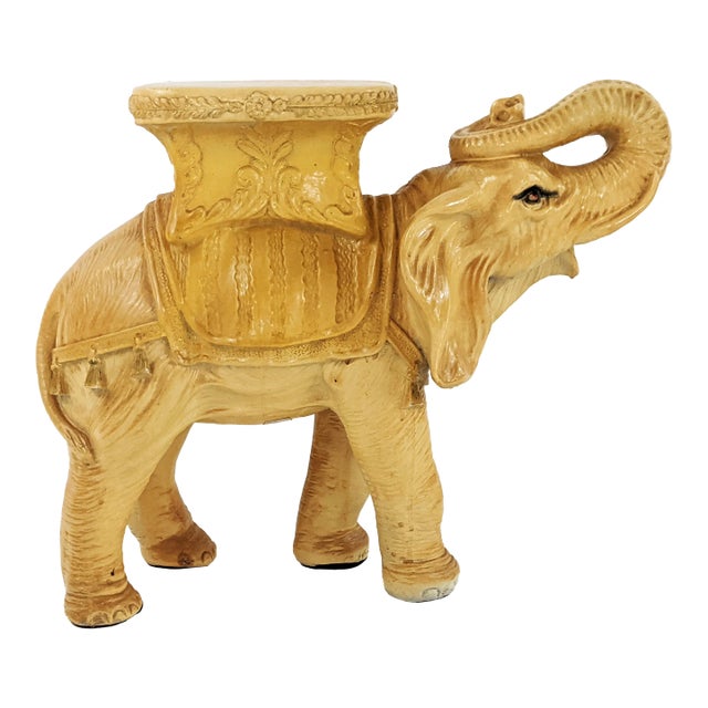 Marwal Elephant Sculture Stool or Table For Sale