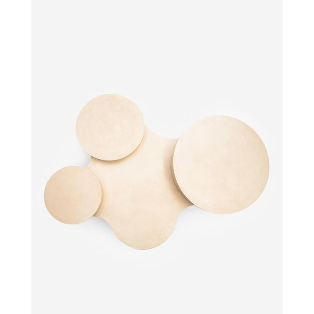 Contemporary Slice Me Up Sculptural Coffee Table in Plaster by Pietro Franceschini For Sale - Image 3 of 18