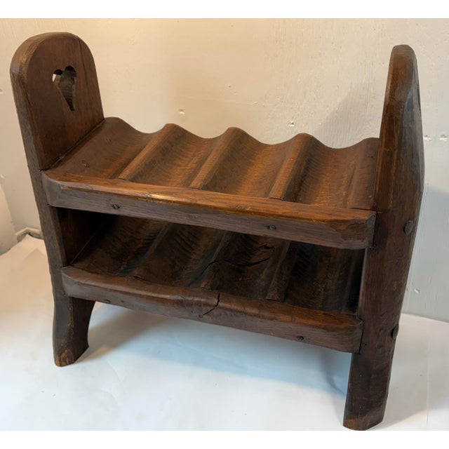 Antique Castle Wood Wine Rack For Sale In Dallas - Image 6 of 7