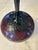 Glass 1960s Large Empoli Amethyst Glass Diamond Optic Statement Snifter Vase For Sale - Image 7 of 9