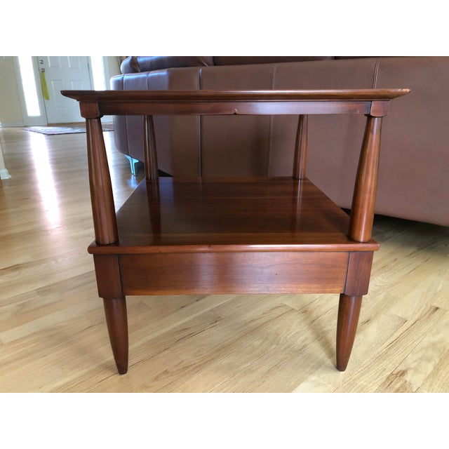 Willett "Transitional Cherry Collection" MidCentury Modern End Table