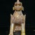 Glass Antique Glass Guardian Lion Sculpture – 7.1" Roaring Mythical Beast With Verdigris Patina For Sale - Image 7 of 9