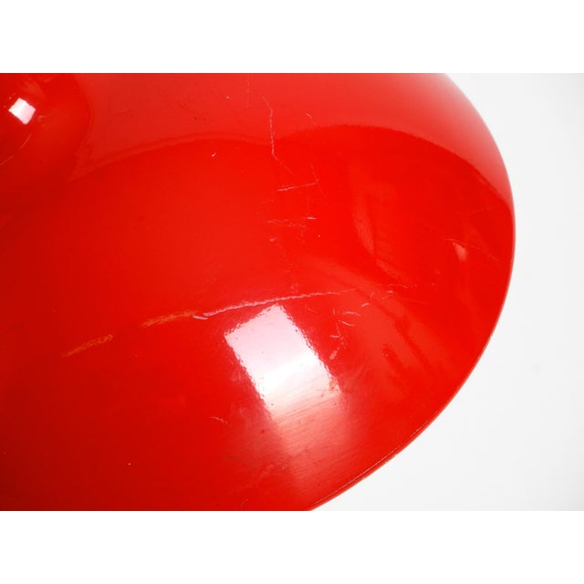Red Red Metal Table Lamp Model 6786 from Kaiser Idell, 1960s For Sale - Image 8 of 18