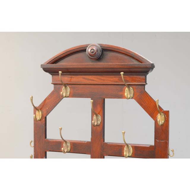 Victorian Mahogany Hallstand, 1890s For Sale - Image 3 of 9