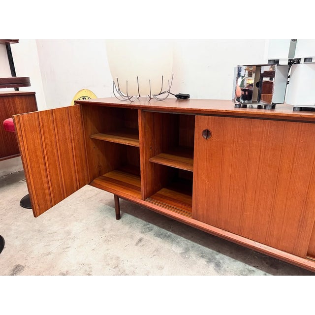 1960s Scandinavian-Style Sideboard in Teak, 1960s For Sale - Image 5 of 6