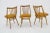 1960s Oak Dining Chairs by Antonin Suman, 1960s, Set of 3 For Sale - Image 5 of 13