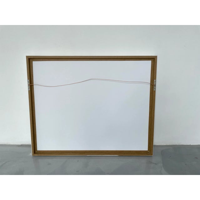 "Downtown 2" Contemporary Original Abstract Mixed-Media Painting by Jakki Jandrell, Framed For Sale - Image 9 of 12