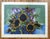 Mid 20th Century Mid 20th Century Modernist Sunflowers Serigraph Print by Guy MacCoy For Sale - Image 5 of 5