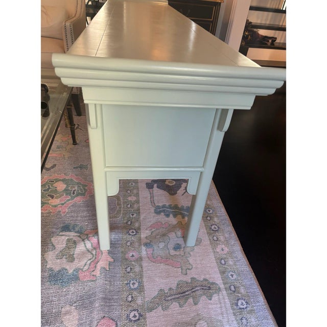 Chinoiserie Painted Pagoda Style Credenza Sideboard by Century Furniture For Sale - Image 9 of 9