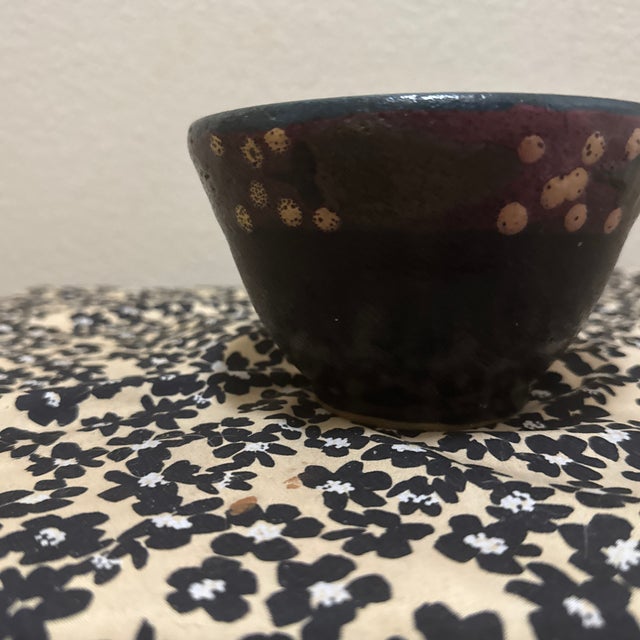 Hand Painted Bowl With Jalepeno Motif Made in Mexico For Sale - Image 4 of 7