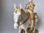 White Hand Painted Porcelain Figure of Joan of Arc Riding a Horse For Sale - Image 8 of 11