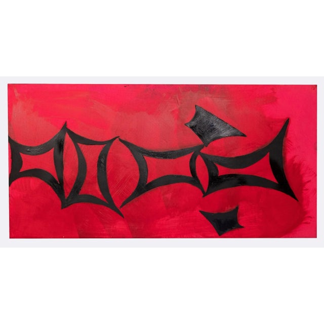 Giorgio Lo Fermo, Ideograms II, Oil Paint, 2021 For Sale - Image 4 of 4