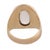 Early 20th Century Victorian Moonstone 14k Yellow Gold Signet Ring, Size 4.75 For Sale In Los Angeles - Image 6 of 6