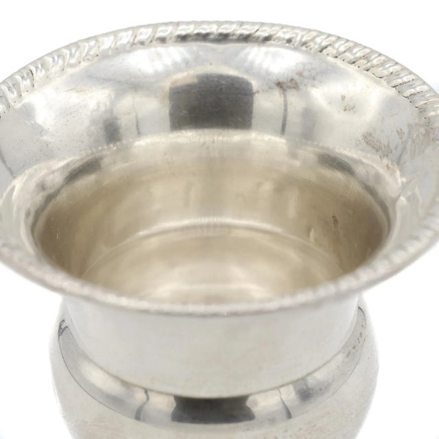 Sterling Silver Jewish Judaica Cup For Sale - Image 4 of 6