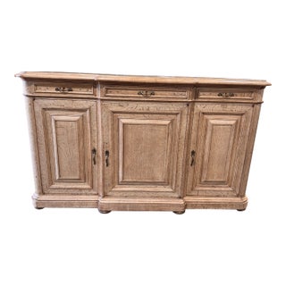 19th Century Bleached Pine Server For Sale