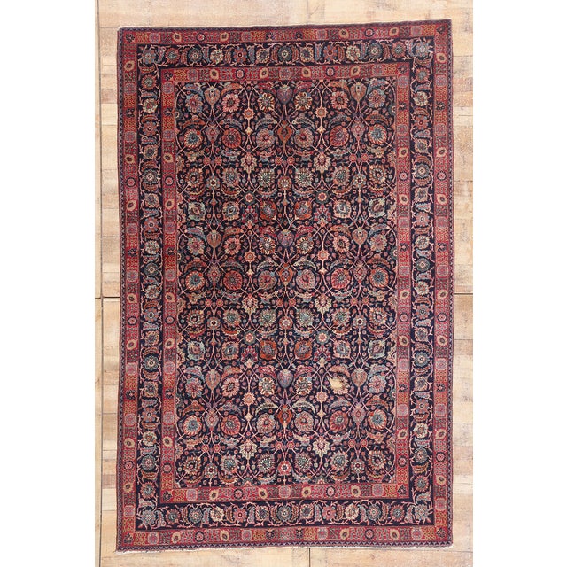 Late 19th Century Persian Tabriz Rug, 06'07 X 10'02 For Sale - Image 10 of 10