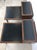 Brown Pair Mid Century Modern Walnut Step Tables With Single Drawer For Sale - Image 8 of 12