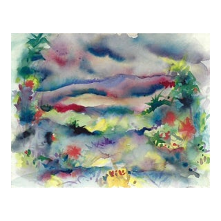 Arthur Sembler Mountain Landscape Painting For Sale