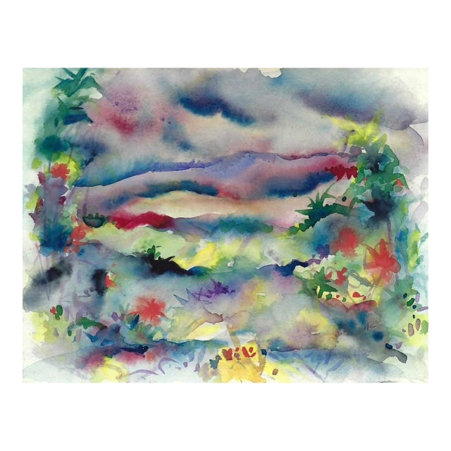 Arthur Sembler Mountain Landscape Painting For Sale