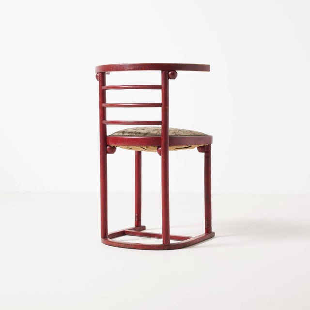 Wood Antique Model 728 Fledermaus Chair by Josef Hoffmann for Thonet Mundus, 1910s For Sale - Image 7 of 14