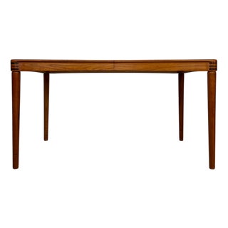 Vintage Danish Extendable Teak Dining Table by H.W. Klein for Bramin, 1960s For Sale