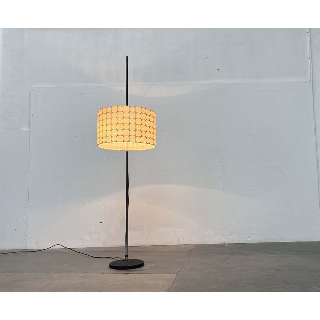 Mid-Century Modern German Pet Cocoon Floor Lamp by Friedel Wauer for Goldkant Leuchten, 1960s For Sale - Image 4 of 18