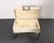 Beige Vintage Karl Springer-Style Parchment Wrapped Trunk / Box on Nickel Plated Base For Sale - Image 8 of 18