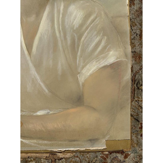 Heinrich Pforr, Still Gaze, 1948, Pastel on Paper For Sale - Image 11 of 13