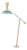 Floor Lamp in Aluminum, Brass, and Marble attributed to Stlnovo, 1970s For Sale
