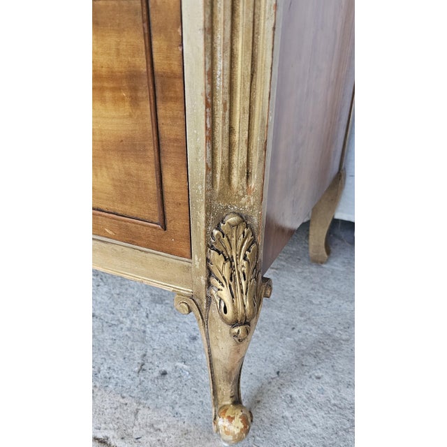 French Provencial Dresser, Gilded Wood, Circa 1930's For Sale - Image 11 of 18