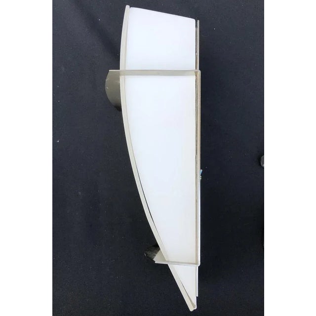 Satin Glass and Metal Wall Light by Léonardo Marelli for Estiluz For Sale - Image 5 of 9