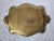 1950s Italian Florentine Green & Gold Gilt Rectangular Tray For Sale - Image 4 of 5