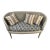 Newly Refurbished Vintage Double Caned Loveseat For Sale