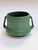 Arts & Crafts Early 20th. C. Weller Pottery Matte Green Arts & Crafts Handled Vessel For Sale - Image 3 of 11